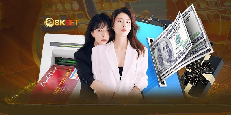 Nạp tiền 8kbet bằng ví điện tử diễn ra rất nhanh nhưng hạn mức nhỏ